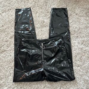 Calzedonia Shiny Leather Skinny Pants